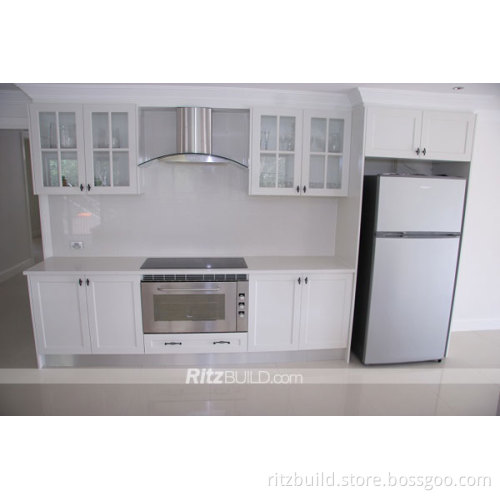 Ritz High Gloss Wood Kitchen Cabinets Wholesale Wooden Furniture Customized